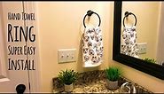 How to Install a Hand Towel Ring in Bathroom Easy ! DIY