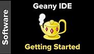 Intro to the Geany IDE