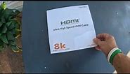 8K Ultra High Speed 48Gbps 15ft HDMI Braided Cord - Review