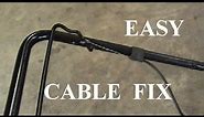 Push Mower Cable Kill / Zone Cable Easy Fix Step By Step