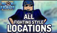 All FIGHTING STYLE locations in the SECOND SEA | Bloxfruits