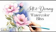 Breathtaking Blooms! Lovely Watercolor Flower Step-by-Step Painting Tutorial!