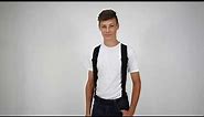 Black Side Clip Perry Suspenders with BuzzNot Belt