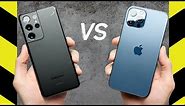 Galaxy S21 Ultra vs. iPhone 12 Pro Max Drop Test!