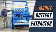 Mobile Forklift Battery Changer | Mobile Battery Extractor (MBE) | Material Handling Minute