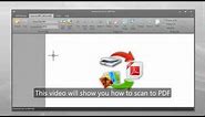 How to Scan to PDF with Scan to PDF Converter Software