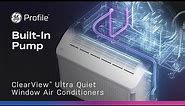 GE Profile ClearView™ Window Air Conditioner with Built-In Pump