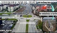 Magistrala Novi Beograd - Surčin, kompletan obilazak dronom i automobilom, petlja Surčin #belgrade
