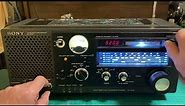SONY ICF-6700 FM/MW/SW Radio Receiver / radio wave search UTC 10:05 / JST 19:05