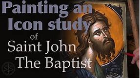 Orthodox Icon Painting step by step | Saint John the Baptist |
