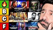 Ranking EVERY WWE Premium Live Event in 2023 (WWE Tier List)