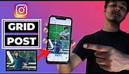 How To Post Grid Photo On Instagram | Instagram Square Post (TRY SOMETHING NEW) 🔥