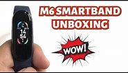 M6 SMARTBAND UNBOXING & INITIAL REVIEW | CLONE | ENGLISH
