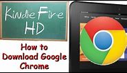 Kindle Fire HD: How to Download Google Chrome (Part 1)​​​ | H2TechVideos​​​