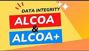 ALCOA and ALCOA+ in Pharmaceuticals | Principles of ALCOA | Data Integrity Principles