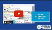 Work Instructions video