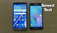 Samsung Galaxy A5 VS LG G3 - Speed Test