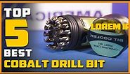 Top 5 Best Cobalt Drill Bit Review in 2023 - Professional Pilot-Point Metal Drill Bit Set