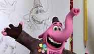 How to Draw BING BONG from Pixar's Inside Out- @dramaticparrot
