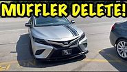 2019 Toyota Camry SE I4 w/ MUFFLER DELETE!