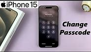 How To Change Passcode On iPhone 15 & iPhone 15 Pro