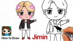 How to Draw BTS Jimin ❤️ Tiny Tan