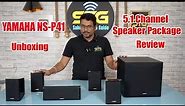 YAMAHA NS P41 Speaker Package 5·1 Unboxing & Review⚡️ | Best Budget Speaker Package for AV Receiver