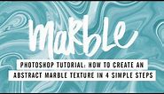 Photoshop Tutorial: Create a Liquid Marble Swirl Texture