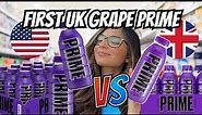 UK VS USA GRAPE PRIME HYDRATION TASTE TEST - THE 1ST UK GRAPE PRIME BOTTLE!