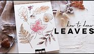 How To Draw Autumn Leaves | Fun Beginner Illustration