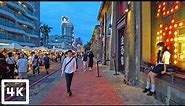 Kaohsiung Riverside : Pier2 Art Center | Sunday market and beautiful sunset | Taiwan Walk 4K