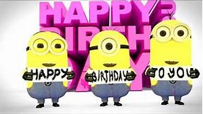 Minions Happy Birthday Video Gift