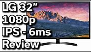 $200 - 32" LG 1080p IPS Monitor - Unboxing & Review