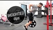How To Do Weighted Dips With A Belt