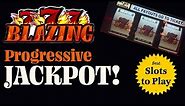 BEST SLOTS TO PLAY 🎰 The Blazing 7's Slot Machine. PROGRESSIVE JACKPOT WIN 🤠