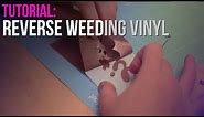 How to reverse weed vinyl (with Rose Gold Glitter!)