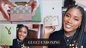 GUCCI GG MARMONT CARD CASE WALLET, DUSTY PINK - UNBOXING | LUXURY SLG 2022