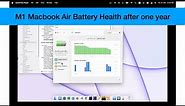 MacBook Air (M1) Battery Performance after one year