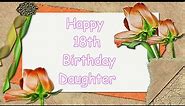18th birthday message For My Daughter