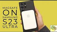 Samsung Galaxy S23 Ultra MagSafe Testing with PITAKA Case