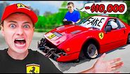 I Bought A FAKE Ferrari! (SCAMMED)