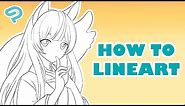 How to Lineart - Step by Step Guide [Clip Studio Paint Tutorial]