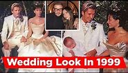 David Beckham And Victoria Beckham's Wedding Ceremony Look In 1999