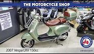 2007 vespa lxv 150cc olive green motor scooter for sale