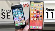iPhone 11 Vs iPhone SE! (Should You Upgrade?) (Comparison)