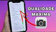 Os melhores ajustes da câmera do Iphone - QUALIDADE MÁXIMA!!