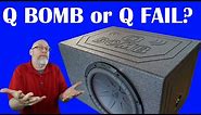 Q Bomb Subwoofer Box FAIL? Single 12" Enclosure Review
