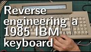 Reverse engineering a 1985 IBM keyboard (and building a USB converter for it)