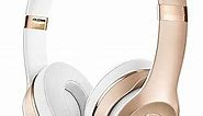Beats Solo3 Wireless On-Ear Headphones - Apple W1 Headphone Chip, Class 1 Bluetooth, 40 Hours of Listening Time - Gold (Previous Model)