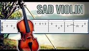 Sad Violin (MEME Song) Guitar Tab Tutorial